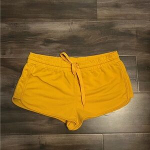 Forever 21 Mustard Yellow Athletic Shorts